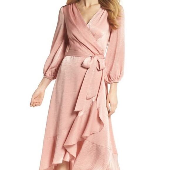 GAL MEETS GLAM Jennifer Dress in Mave Pink Size 12 - Picture 11 of 12